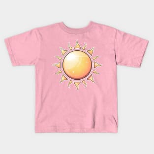 Reva Prisma Sun emoji Kids T-Shirt